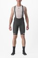 CASTELLI Cyklistické kalhoty krátké s laclem - FREE AERO RC CLASSIC - černá/bílá