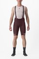 CASTELLI Cyklistické kalhoty krátké s laclem - FREE AERO RC CLASSIC - bordó/bílá