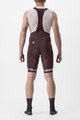 CASTELLI Cyklistické kalhoty krátké s laclem - FREE AERO RC CLASSIC - bordó/bílá