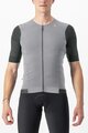 CASTELLI Cyklistický dres s krátkým rukávem - PREMIO BLACK - šedá