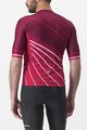 CASTELLI Cyklistický dres s krátkým rukávem - SPEED STRADA - bordó