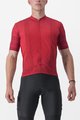 CASTELLI Cyklistický dres s krátkým rukávem - UNLIMITED TERRA - červená