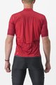CASTELLI Cyklistický dres s krátkým rukávem - UNLIMITED TERRA - červená