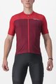 CASTELLI Cyklistický dres s krátkým rukávem - UNLIMITED ENTRATA - červená