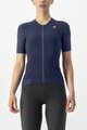 CASTELLI Cyklistický dres s krátkým rukávem - PREMIO W - modrá