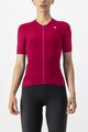 CASTELLI Cyklistický dres s krátkým rukávem - PREMIO W - červená