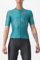 CASTELLI Cyklistický dres s krátkým rukávem - AERO PRO W - zelená