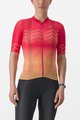 CASTELLI Cyklistický dres s krátkým rukávem - CLIMBER'S 2.0 W - červená