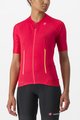 CASTELLI Cyklistický dres s krátkým rukávem - ENDURANCE W - červená