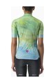 CASTELLI Cyklistický dres s krátkým rukávem - MARMO - světle modrá/světle zelená