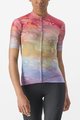 CASTELLI Cyklistický dres s krátkým rukávem - MARMO - fialová