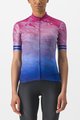 CASTELLI Cyklistický dres s krátkým rukávem - MARMO - modrá/růžová