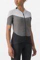 CASTELLI Cyklistický dres s krátkým rukávem - GRADIENT COLOR BLOCK - šedá