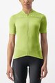 CASTELLI Cyklistický dres s krátkým rukávem - ANIMA - světle zelená