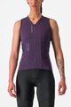 CASTELLI Cyklistický dres bez rukávů - ANIMA 4 - fialová