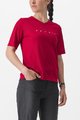 CASTELLI Cyklistický dres s krátkým rukávem - TRAIL TECH 2 W - červená