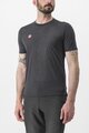 CASTELLI Cyklistické triko s krátkým rukávem - MERINO - černá