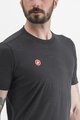 CASTELLI Cyklistické triko s krátkým rukávem - MERINO - černá
