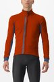 CASTELLI Cyklistická zateplená bunda - ENTRATA - červená