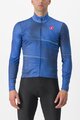 CASTELLI Cyklistický dres s dlouhým rukávem zimní - RAFFICA - modrá