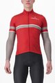 CASTELLI Cyklistický dres s dlouhým rukávem zimní - RETTA - červená