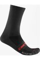 CASTELLI Cyklistické ponožky klasické - RE-CYCLE THERMAL 18 - černá