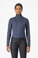 CASTELLI Cyklistická zateplená bunda - ALPHA DOPPIO ROS W - modrá