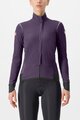 CASTELLI Cyklistická zateplená bunda - ALPHA FLIGHT ROS W - fialová