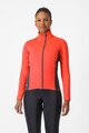 CASTELLI Cyklistická zateplená bunda - TRANSITION 2 W - oranžová