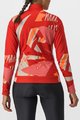 CASTELLI Cyklistický dres s dlouhým rukávem zimní - TROPICALE - červená