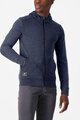 CASTELLI mikina - MILANO 2 FULL ZIP FLEECE - modrá