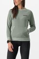 CASTELLI mikina - LOGO W SWEATSHIRT - světle zelená