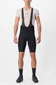 CASTELLI Cyklistické kalhoty krátké s laclem - UNLIMITED THERMAL - černá