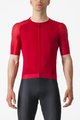 CASTELLI Cyklistický dres s krátkým rukávem - AERO RACE 7.0 - červená
