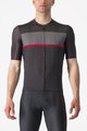 CASTELLI Cyklistický dres s krátkým rukávem - TRADIZIONE - antracitová