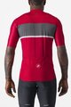CASTELLI Cyklistický dres s krátkým rukávem - TRADIZIONE - červená
