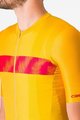 CASTELLI Cyklistický dres s krátkým rukávem - UNLIMITED ENDURANCE - žlutá