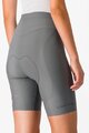 CASTELLI Cyklistické kalhoty krátké bez laclu - šedá