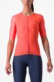 CASTELLI Cyklistický dres s krátkým rukávem - AERO PRO 7.0 W - oranžová