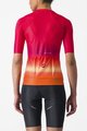 CASTELLI Cyklistický dres s krátkým rukávem - CLIMBER'S 4.0 W - červená