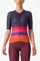 CASTELLI Cyklistický dres s krátkým rukávem - CLIMBER'S 4.0 W - fialová