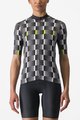CASTELLI Cyklistický dres s krátkým rukávem - DIMENSIONE - černá/bílá