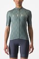 CASTELLI Cyklistický dres s krátkým rukávem - DIMENSIONE - zelená