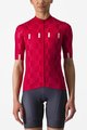 CASTELLI Cyklistický dres s krátkým rukávem - DIMENSIONE - červená