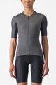 CASTELLI Cyklistický dres s krátkým rukávem - UNLIMITED PRO W - šedá