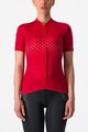 CASTELLI Cyklistický dres s krátkým rukávem - UNLIMITED SENTIERO 3 - červená