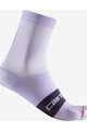 CASTELLI Cyklistické ponožky klasické - ESPRESSO W - fialová