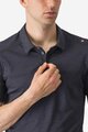 CASTELLI polokošile - MERINO POLO - antracitová