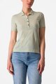 CASTELLI polokošile - MERINO W POLO - zelená