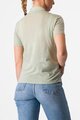 CASTELLI polokošile - MERINO W POLO - zelená